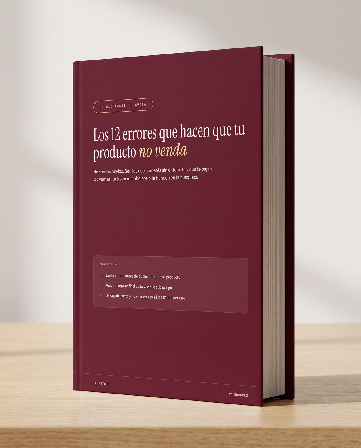🗣️ Los 12 errores que Hacen que tu Producto NO venda (y como evitarlos)
